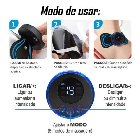 Mini Massageador Portátil EMS🧘♂️✨