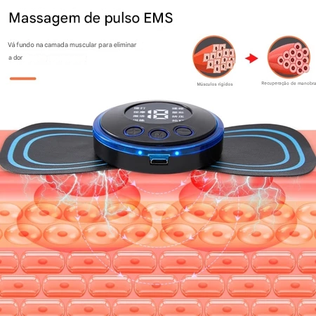 Mini Massageador Portátil EMS🧘‍♂️✨