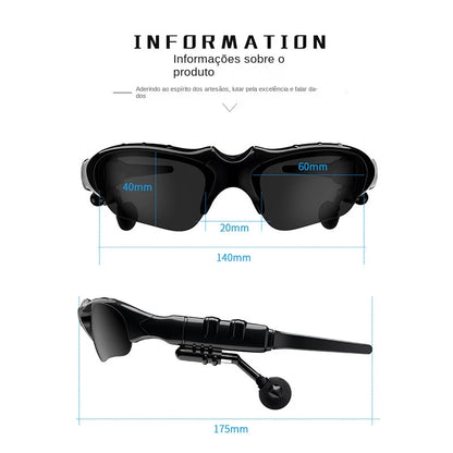 🕶️ Óculos de Sol Bluetooth 🎧✨